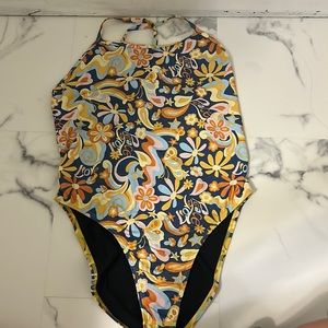 Jolyn print foxy style Brandon 3 Blue,yellow, and orange